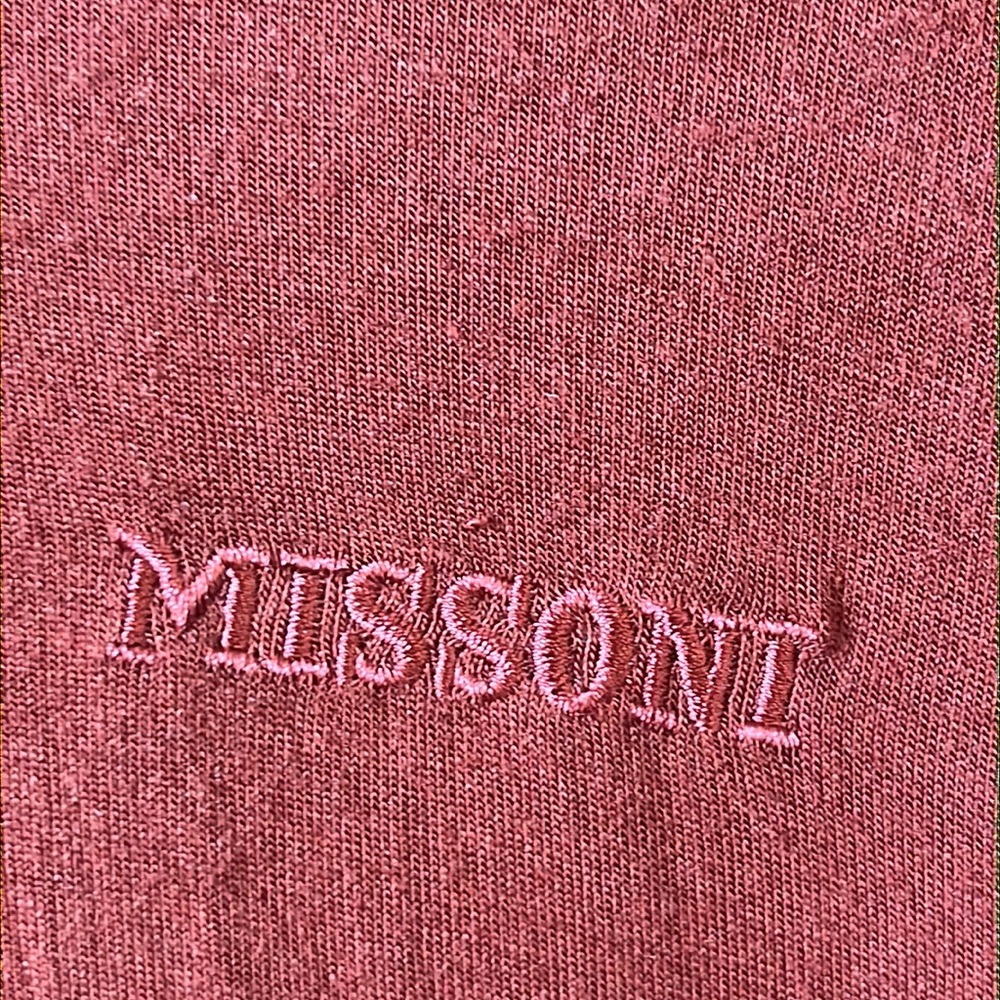 Missoni SkyTeam Pajamas Orange ZigZag Jersey Top - Picture 5 of 9